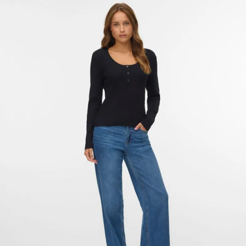 Hot Pull cotelé willow à boutons Femme Femme Pull, Gilet, Sweat