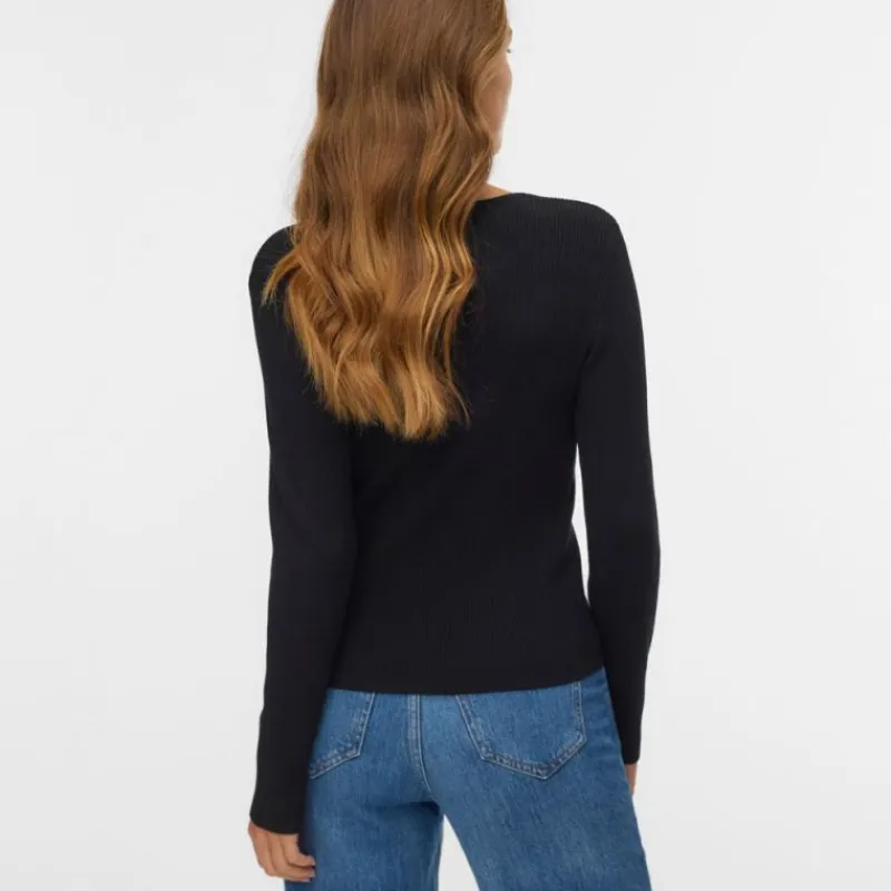 Hot Pull cotelé willow à boutons Femme Femme Pull, Gilet, Sweat