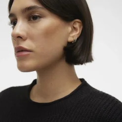 New Pull over manches longues vmsayla en maille Femme Femme Pull, Gilet, Sweat