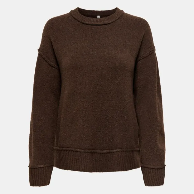 Online Pull épuré maille hazel col rond Femme Femme Pull, Gilet, Sweat