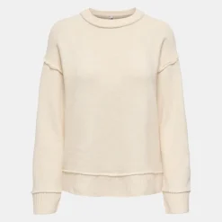 Pull épuré maille hazel col rond Femme Femme Pull, Gilet, Sweat