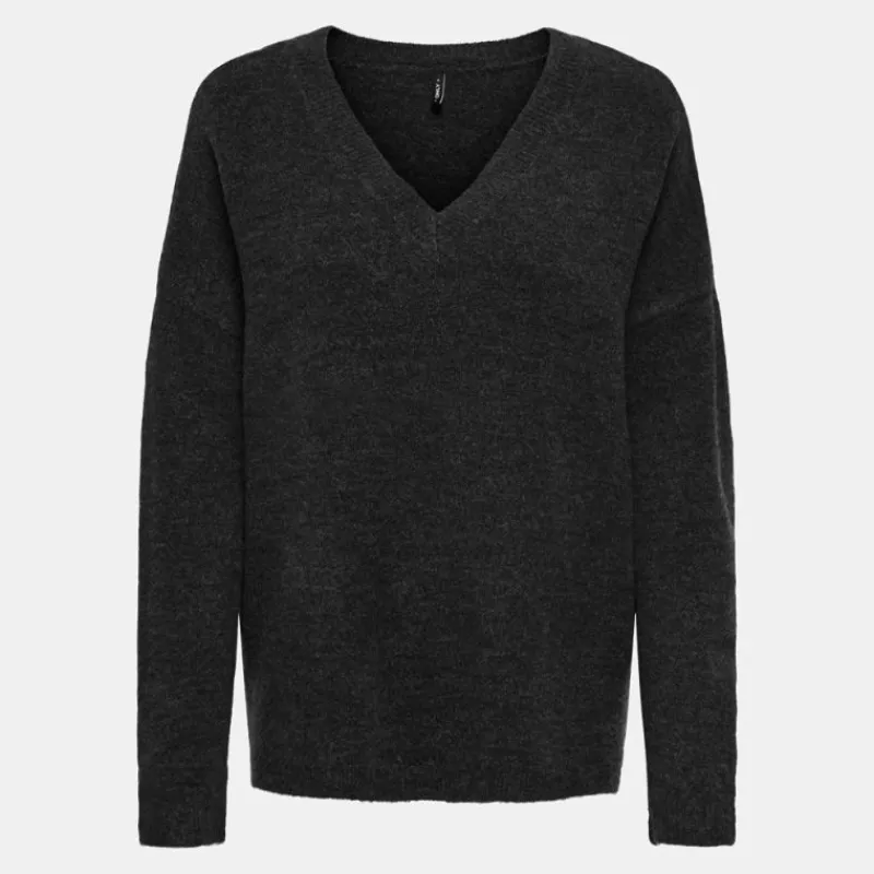 Outlet Pull regular talio col v manches longues Femme Femme Pull, Gilet, Sweat