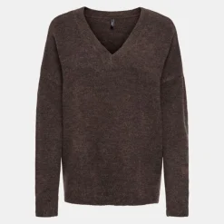 Discount Pull regular talio col v manches longues Femme Femme Pull, Gilet, Sweat