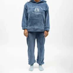 Outlet Pyjama polaire à capuche avec broderie Femme Femme Lingerie De Nuit