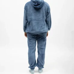 Outlet Pyjama polaire à capuche avec broderie Femme Femme Lingerie De Nuit