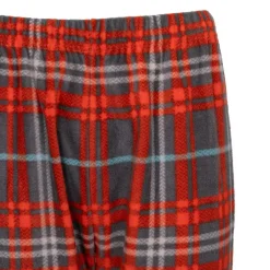 Hot Pyjama polaire motif tartan Femme Femme Lingerie De Nuit
