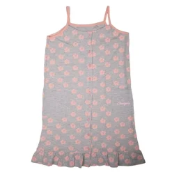 Online Robe à bretelles à fleurs boutons devant Enfant Enfant Jupe, Robe