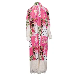 Online Robe à motifs avec ruban intégré jupon dentelle Femme Femme Jupe, Robe