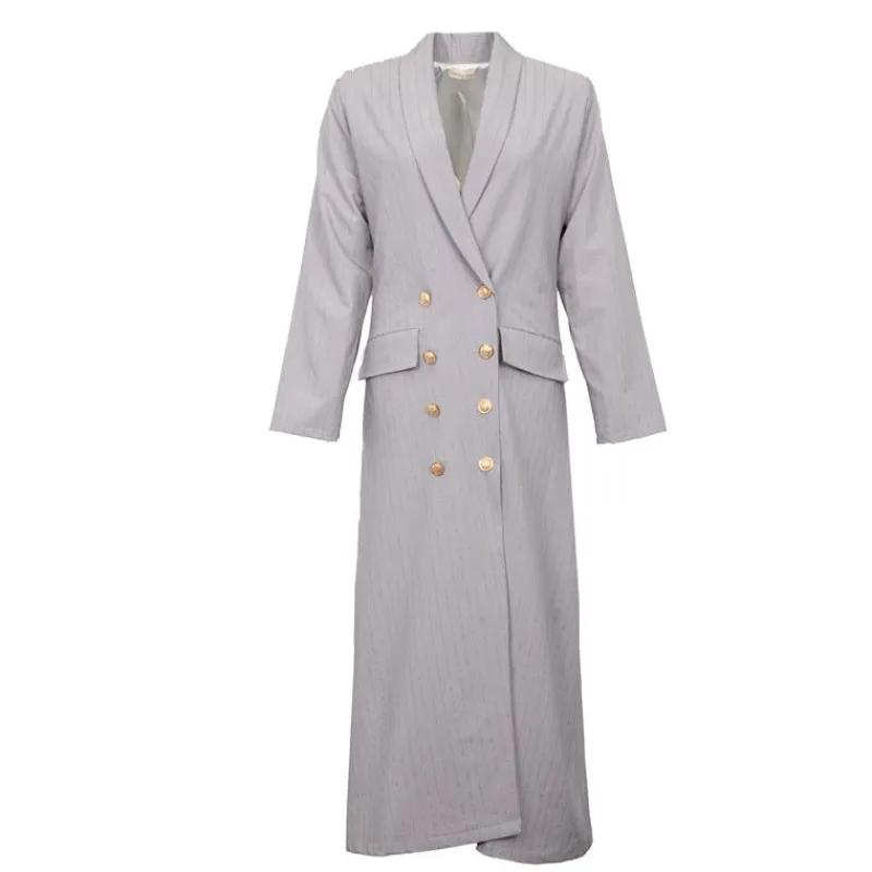 Discount Robe blazer longue à rayures Femme Femme Jupe, Robe