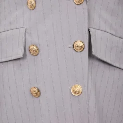 Discount Robe blazer longue à rayures Femme Femme Jupe, Robe