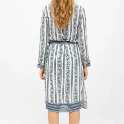 Hot Robe chemise avec ceinture motif frise ramia Femme Femme Jupe, Robe