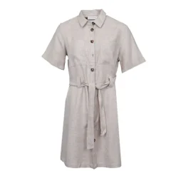 Hot Robe chemise rila lin Femme Femme Jupe, Robe