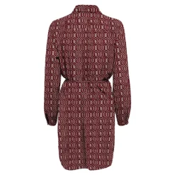 Discount Robe chemise ceinturée imprimée fantaisie Femme Femme Jupe, Robe