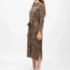 Outlet Robe chemise léopard ramia Femme Femme Jupe, Robe