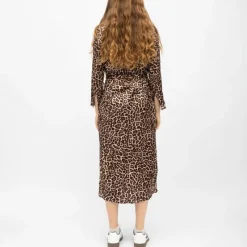 Outlet Robe chemise léopard ramia Femme Femme Jupe, Robe