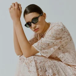 Hot Robe col v longue Nalina 3/4 Rosewater Femme Femme Jupe, Robe