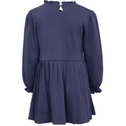 Sale Robe coton plissée boutons bijoux manches à volants fille Enfant Enfant Jupe, Robe