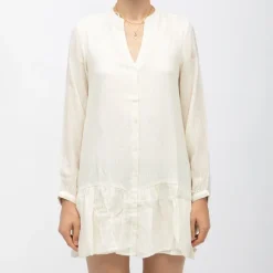 Robe courte à rayures roselia col V Femme Femme Jupe, Robe