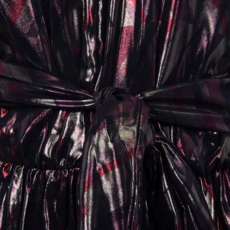 Discount Robe courte brillante madisson lurex à nouer Femme Femme Jupe, Robe