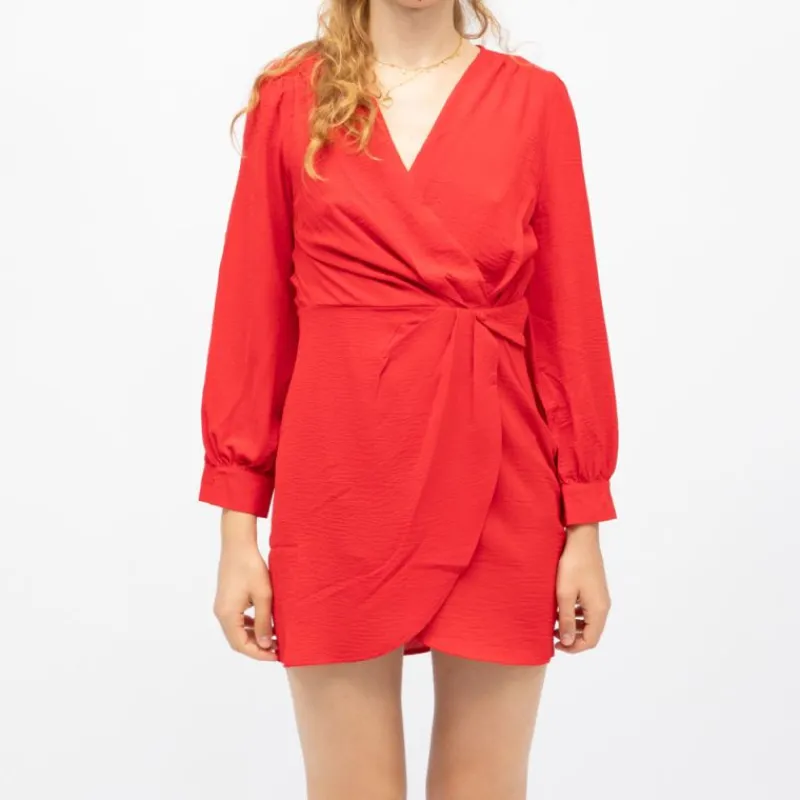 Discount Robe courte effet croisé rachel Femme Femme Jupe, Robe