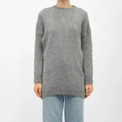 Hot Robe courte en maille maelle col rond Femme Femme Jupe, Robe