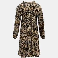 Sale Robe courte imprimée col V à volants Femme Femme Jupe, Robe