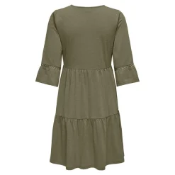 Discount Robe courte évasée manches 3/4 Femme Femme Jupe, Robe