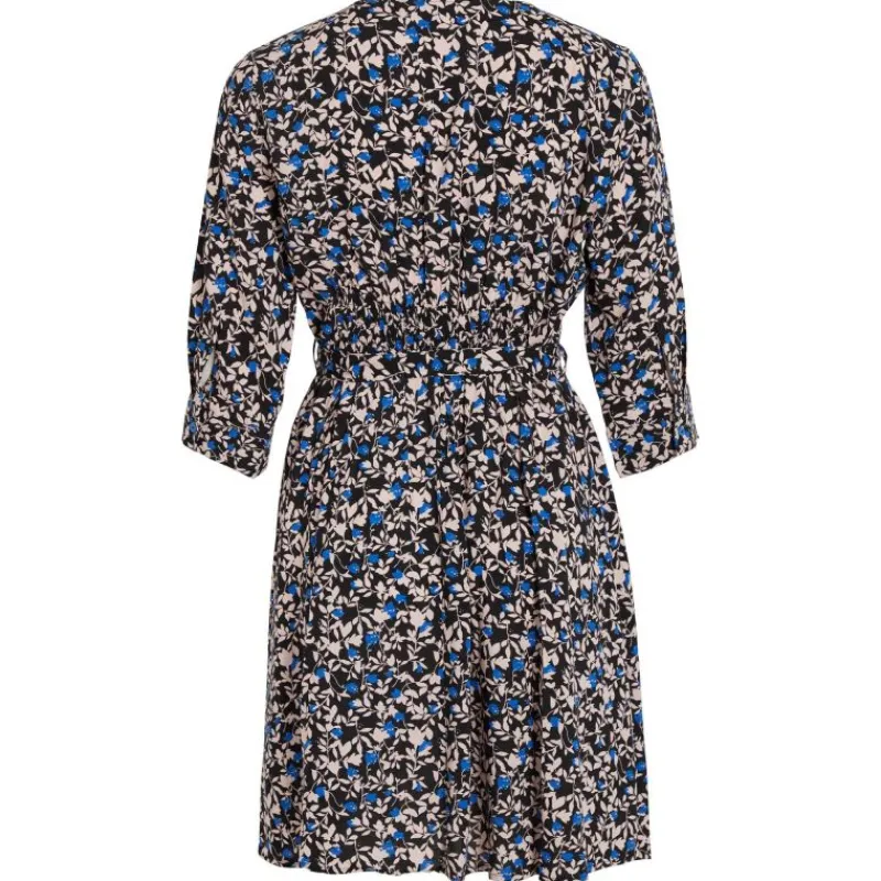Outlet Robe courte manches 3/4 imprimée floral Femme Femme Jupe, Robe