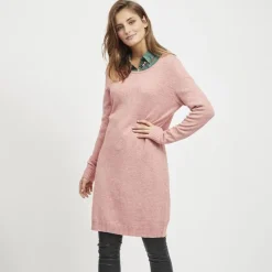 Discount Robe courte manches longues en fine maille Femme Femme Jupe, Robe