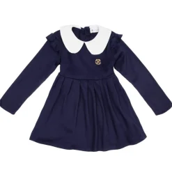 Hot Robe courte plissée col claudine blanc fille épaules à volants Enfant Enfant Jupe, Robe