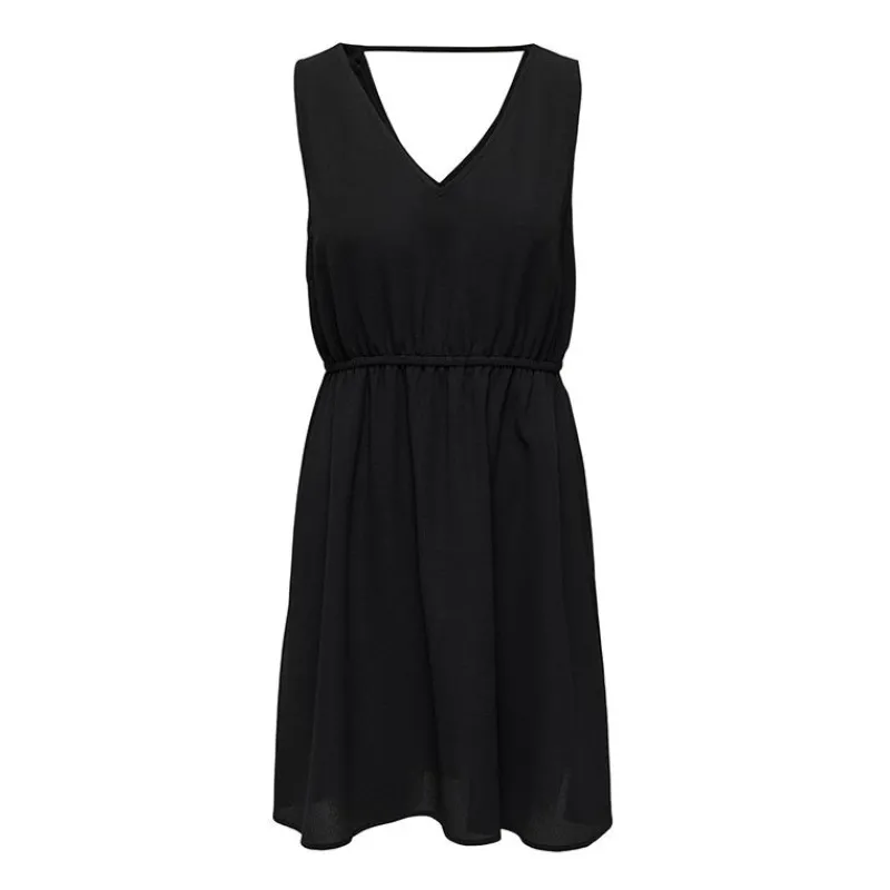 Clearance Robe décolleté en v taille élastique Femme Femme Jupe, Robe