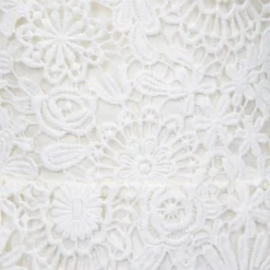 Outlet Robe ivoire mi longue dentelle Rinesa dos nu Femme Femme Jupe, Robe