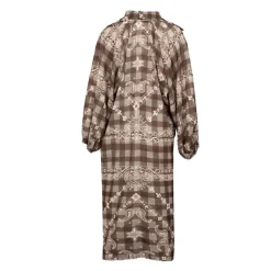 Clearance Robe kiki à carreaux avec imprimé Femme Femme Jupe, Robe