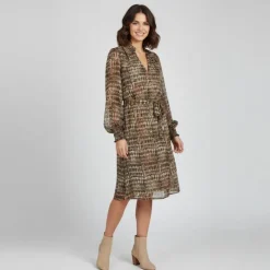 Robe légère imprimée Femme Femme Jupe, Robe