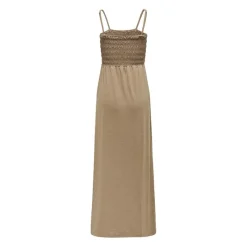 Online Robe longue à bretelles froncée poitrine Femme Femme Jupe, Robe