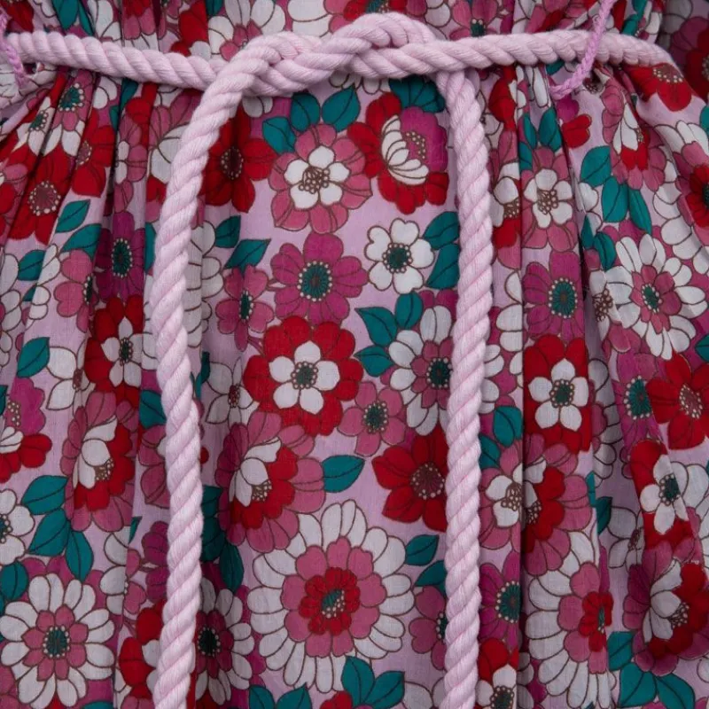 Robe longue blossom fleurie manches longues Femme Femme Jupe, Robe