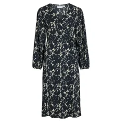 Clearance Robe longue cache coeur bleu imprimée Femme Femme Jupe, Robe