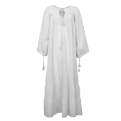 Best Robe longue caftan hita col V Femme Femme Jupe, Robe