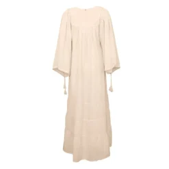 Best Robe longue caftan hita col V Femme Femme Jupe, Robe