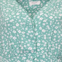 New Robe longue col V gloria avec imprimé fleurs Femme Femme Jupe, Robe