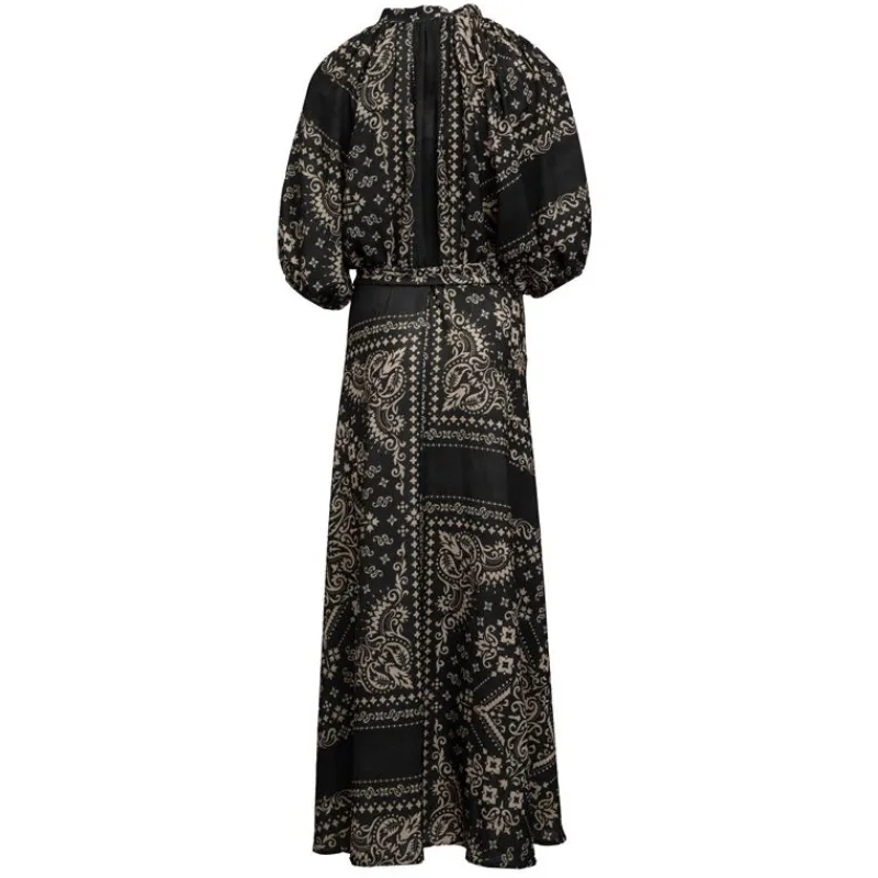 Hot Robe longue festival motif cachemire Femme Femme Jupe, Robe