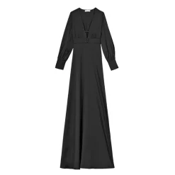 New Robe longue hevanna col V Femme Femme Jupe, Robe