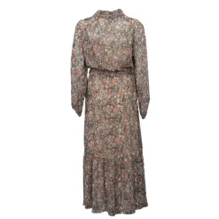 Clearance Robe longue multicolor fleurie bohème Femme Femme Jupe, Robe