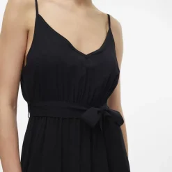 Robe longue e ceinturée avec fentes Femme Femme Jupe, Robe