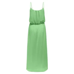 Clearance Robe longue unie sans manche col rond Femme Femme Jupe, Robe