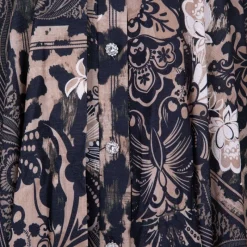 Clearance Robe lya manches longues imprimé léopard et fleurs Femme Femme Jupe, Robe