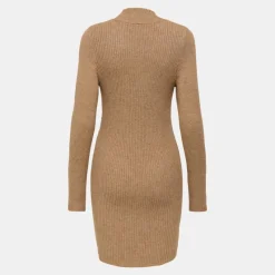 Online Robe maille ajustée Kattie col montant manches longues Femme Femme Jupe, Robe