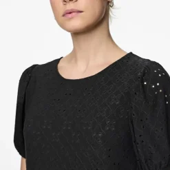 New Robe manches courtes en broderie anglaise Femme Femme Jupe, Robe