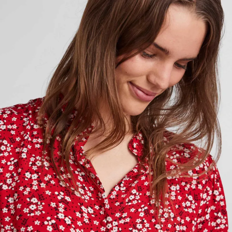 New Robe manches courtes imprimé viscose lenzing ecovero Femme Femme Jupe, Robe