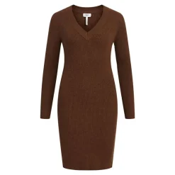 Sale Robe manches longues col V OBJAE THESS Femme Femme Jupe, Robe